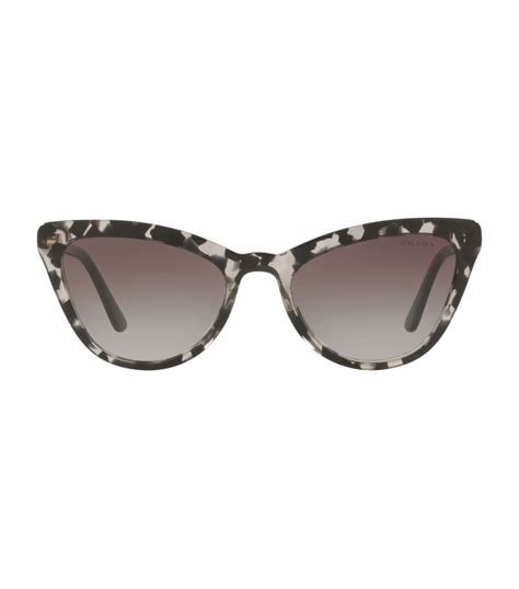 prada grey tortoise shell sunglasses|prada cat eye tortoiseshell sunglasses.